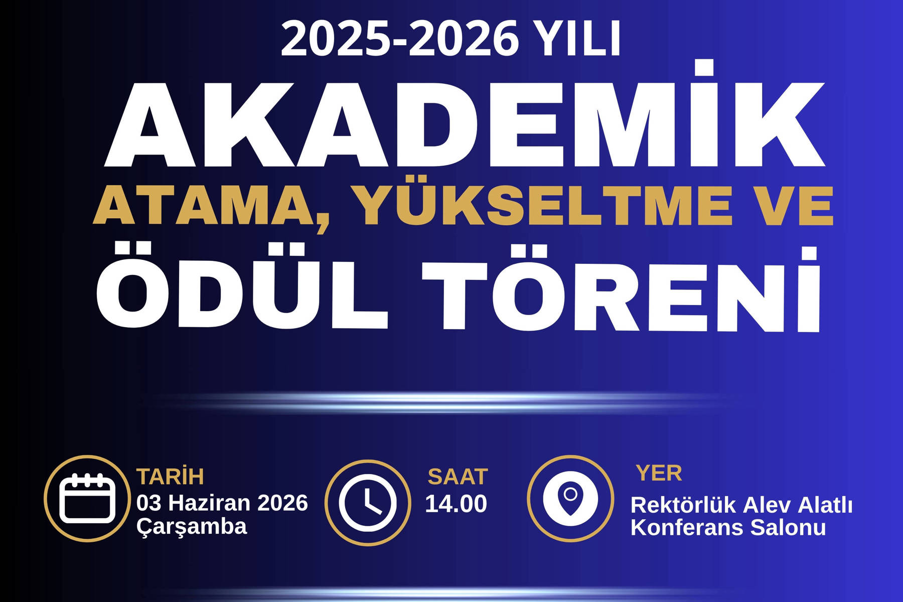 ALKÜ’DE AKADEMİK ATAMA, YÜKSELTME VE ÖDÜL TÖRENİ HEYECANI