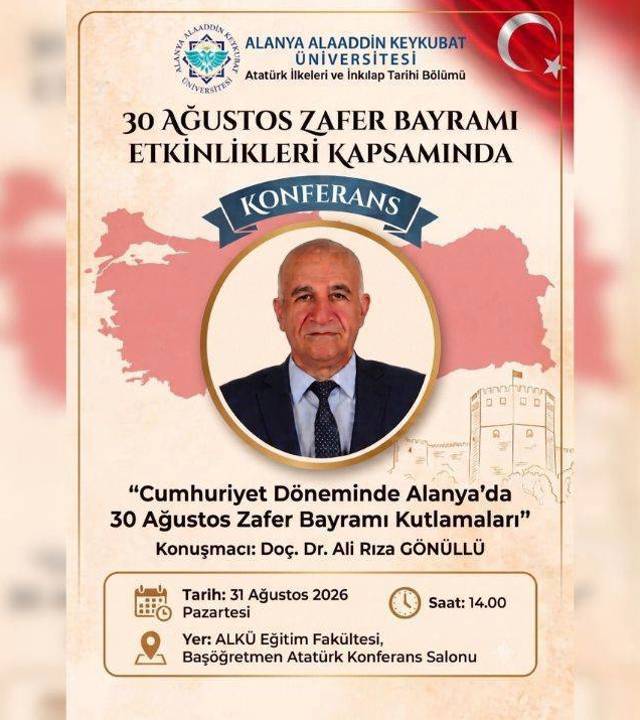 CUMHURİYET DÖNEMİNDE ALANYA'DA 30 AĞUSTOS ZAFER BAYRAMI KUTLAMALARI