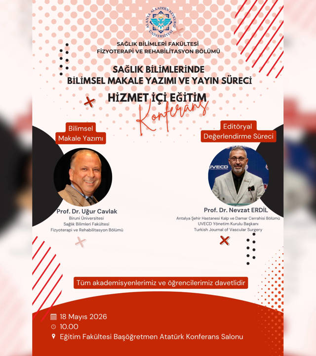 SAĞLIK BİLİMLERİNDE BİLİMSEL MAKALE YAZIMI VE YAYIN SÜRECİ 